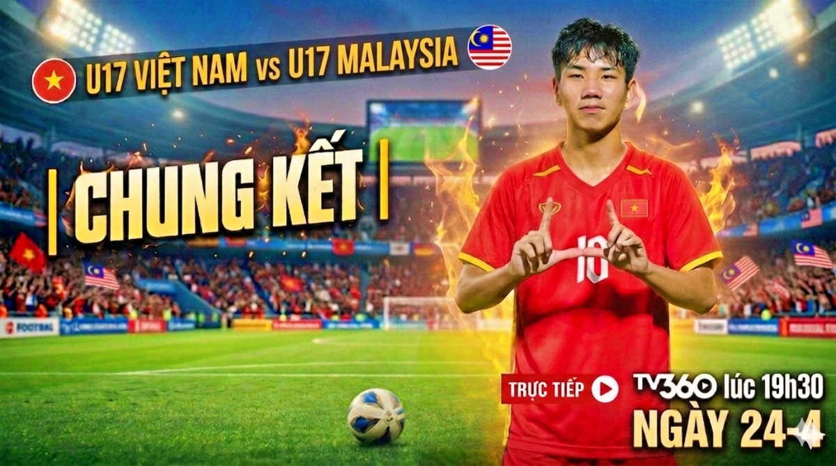 Lịch trực tiếp U17 Việt Nam vs U17 Malaysia: Chung kết U17 Đông Nam Á 2026